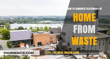 Turn Trash to Power: Home Electricity Generation from Waste
