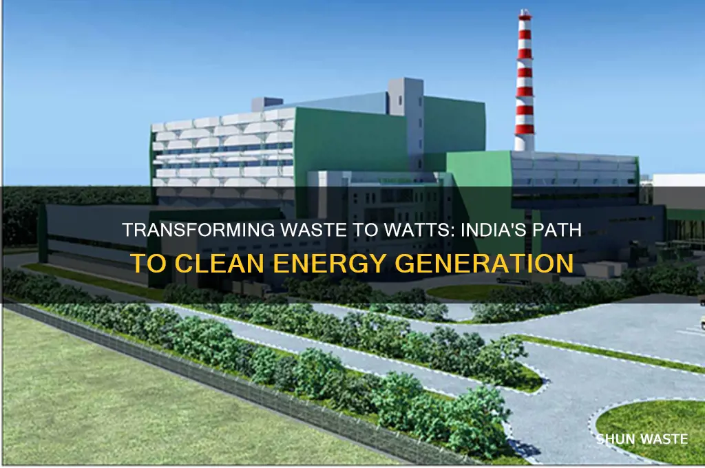 how to generate electricity from waste in india
