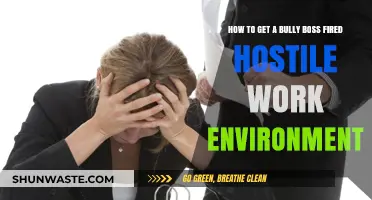 Tactics to Remove a Bully Boss and End Workplace Hostility