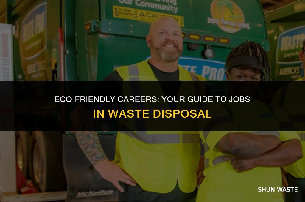 how to get a job in waste disposal