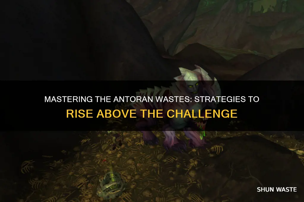 how to get above the antoran wastes