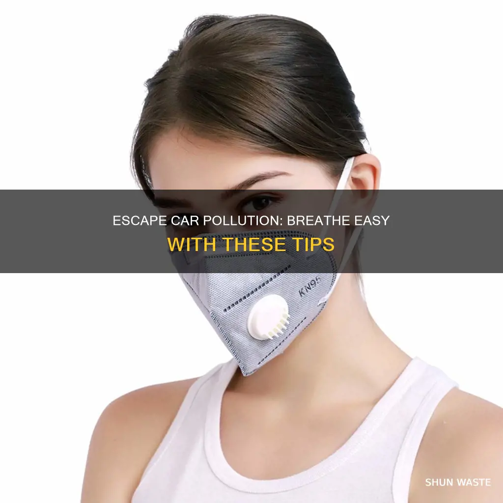 how to get away from car pollution