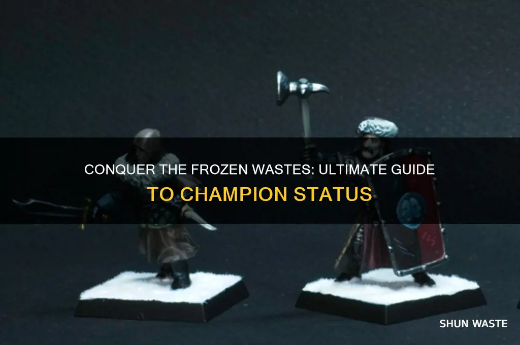 how to get champion of the frozen wastes