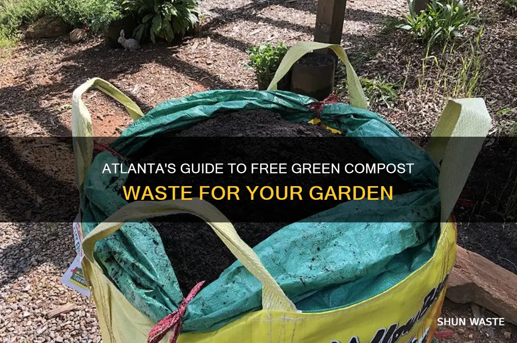 how to get free green compost waste atlanta
