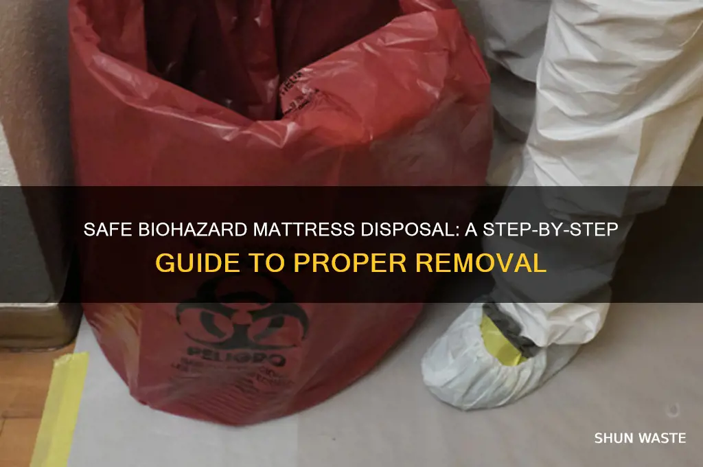 how to get rid of biohazard waste mattresses