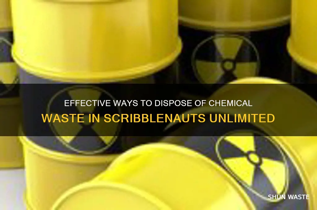 how to get rid of chemical waste scribblenauts unlimited