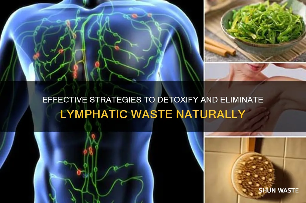 how to get rid of lymphatic waste