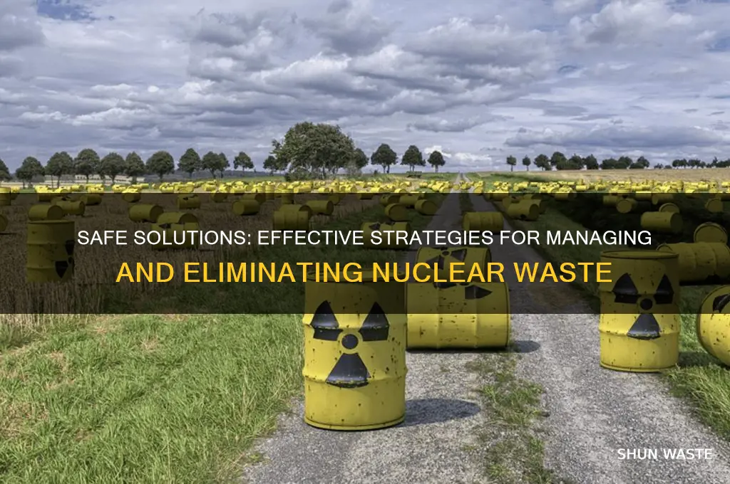how to get rid of nclear waste