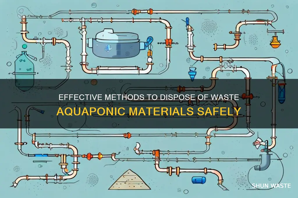 how to get rid of waste aquaponic
