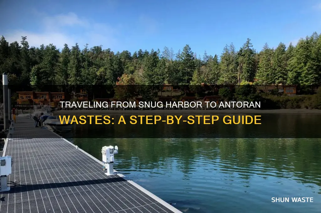 how to get to antoran wastes from snug harbor