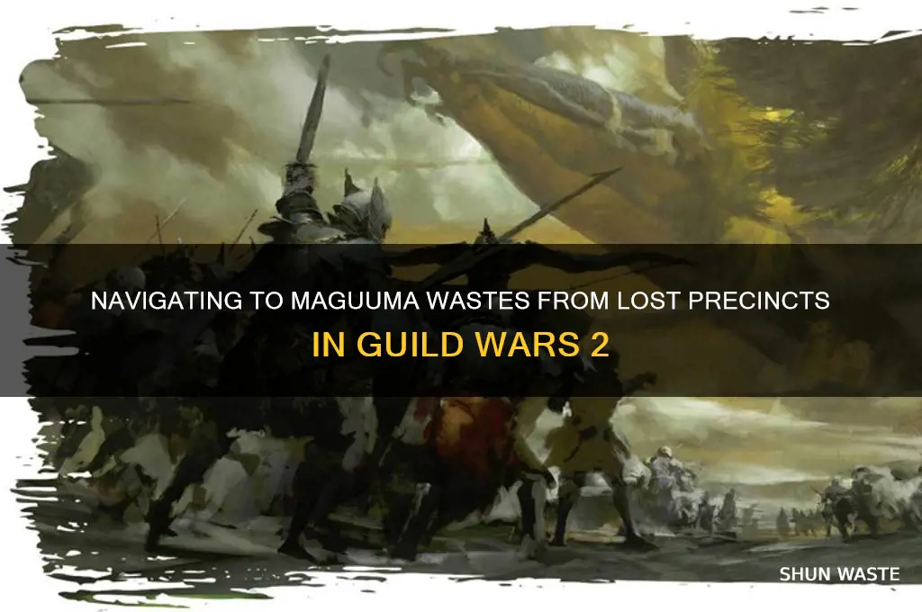 how to get to maguuma wastes from lost prestice gw2