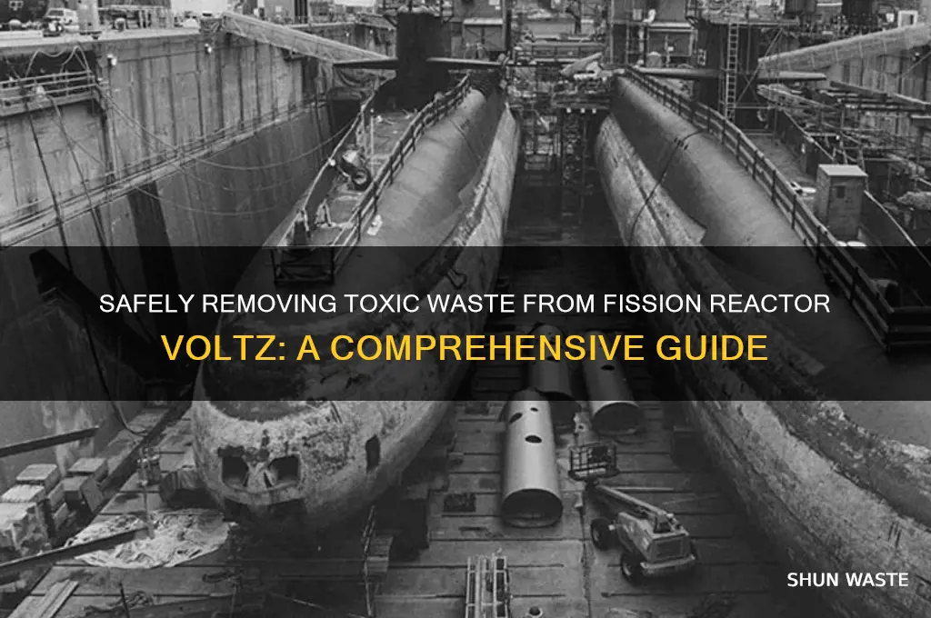 how to get toxic waste out of fission reactor voltz