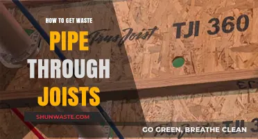 Efficiently Routing Waste Pipes Through Joists: A Step-by-Step Guide