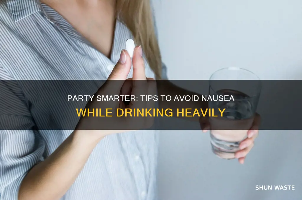 how to get wasted and not throw up