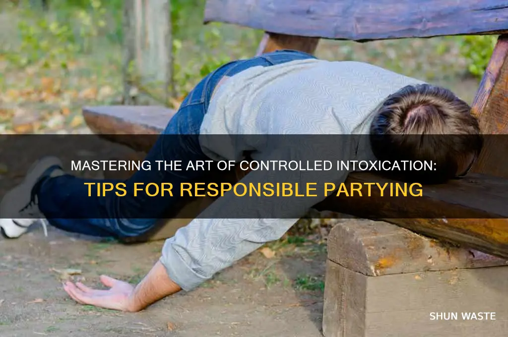 how to get wasted but still be in control