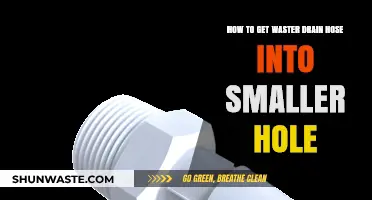Easy Tips for Fitting a Waste Drain Hose into a Smaller Hole