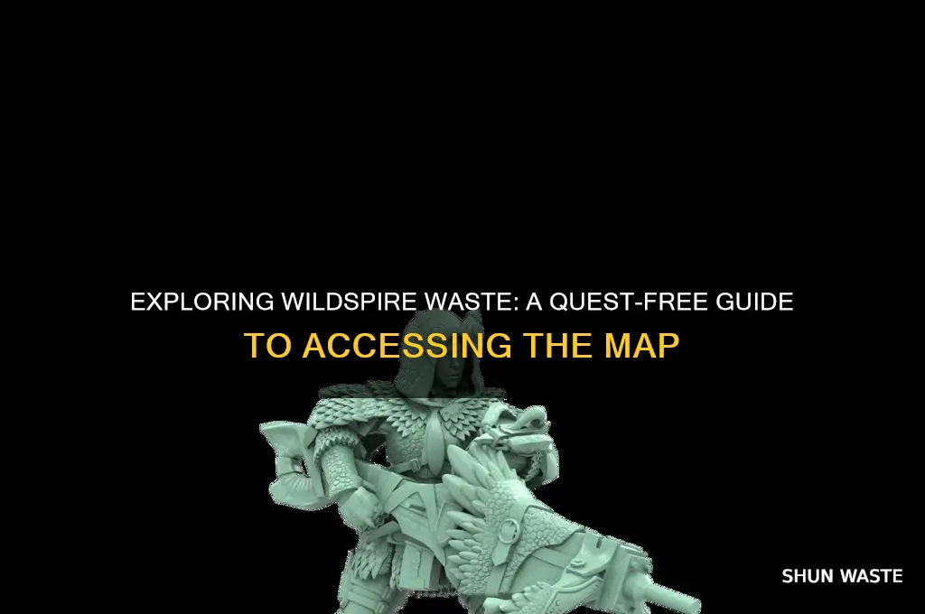 how to go to wildspire waste without quest