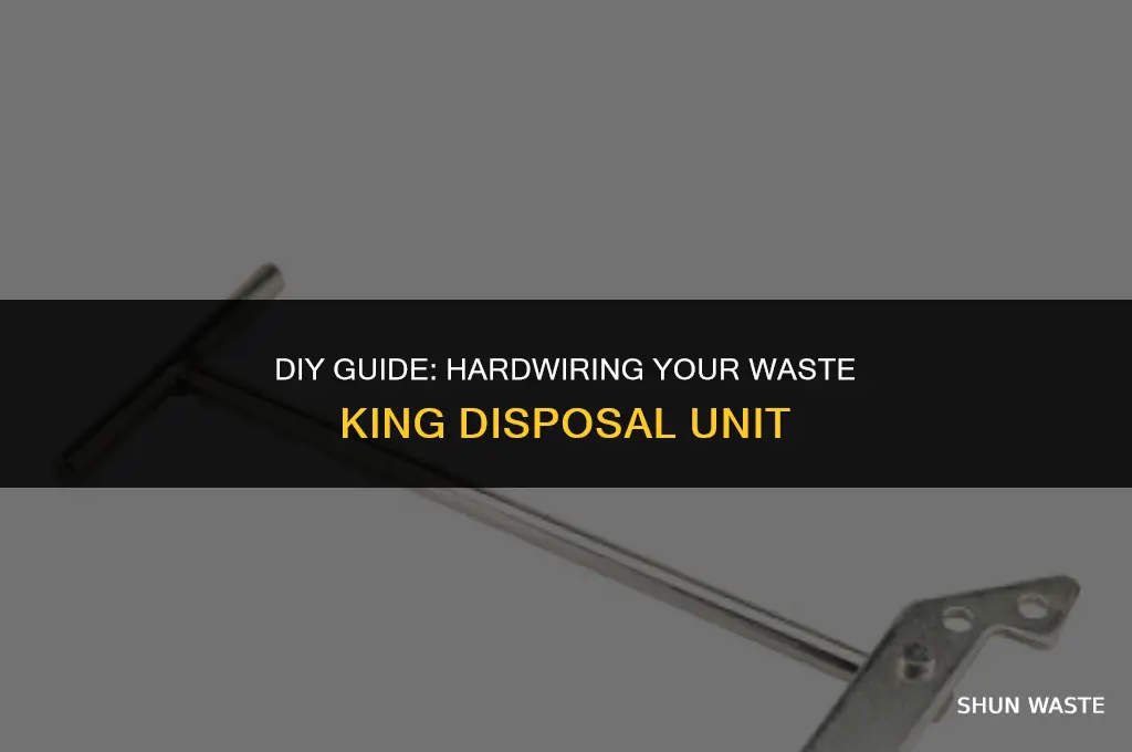 how to hardwire a waste king disposal