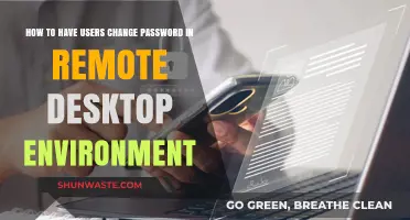 Secure Remote Desktop: Guide to Changing User Passwords Efficiently