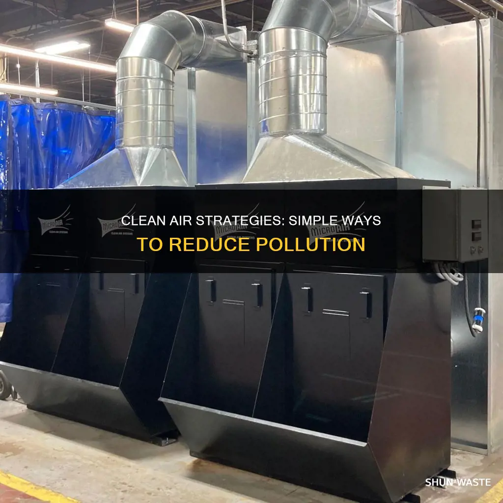 how to help clean air pollution