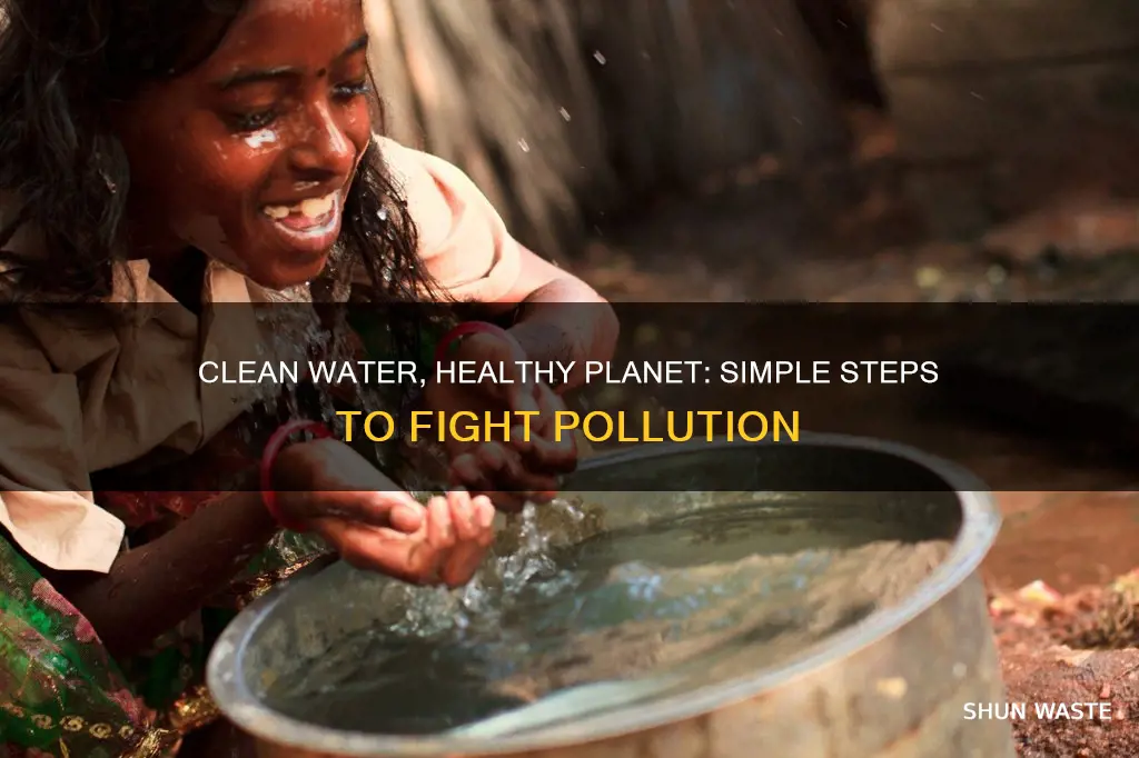 how to help clean water pollution