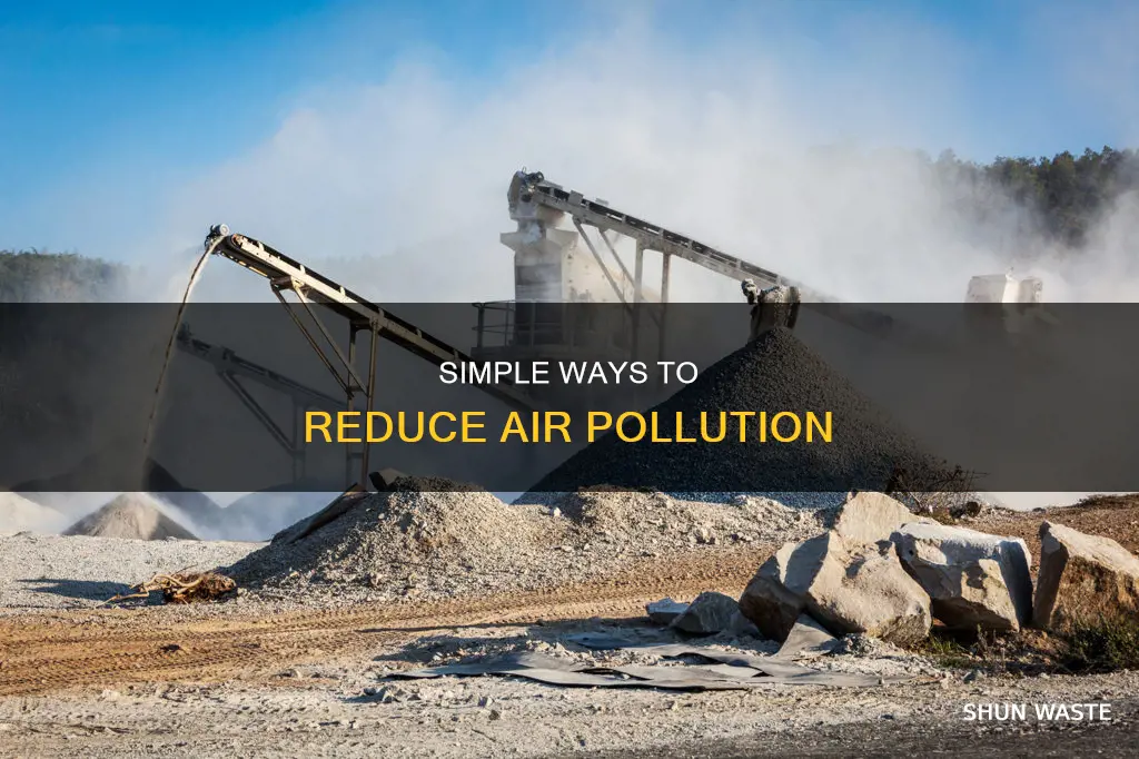 how to help lessen air pollution