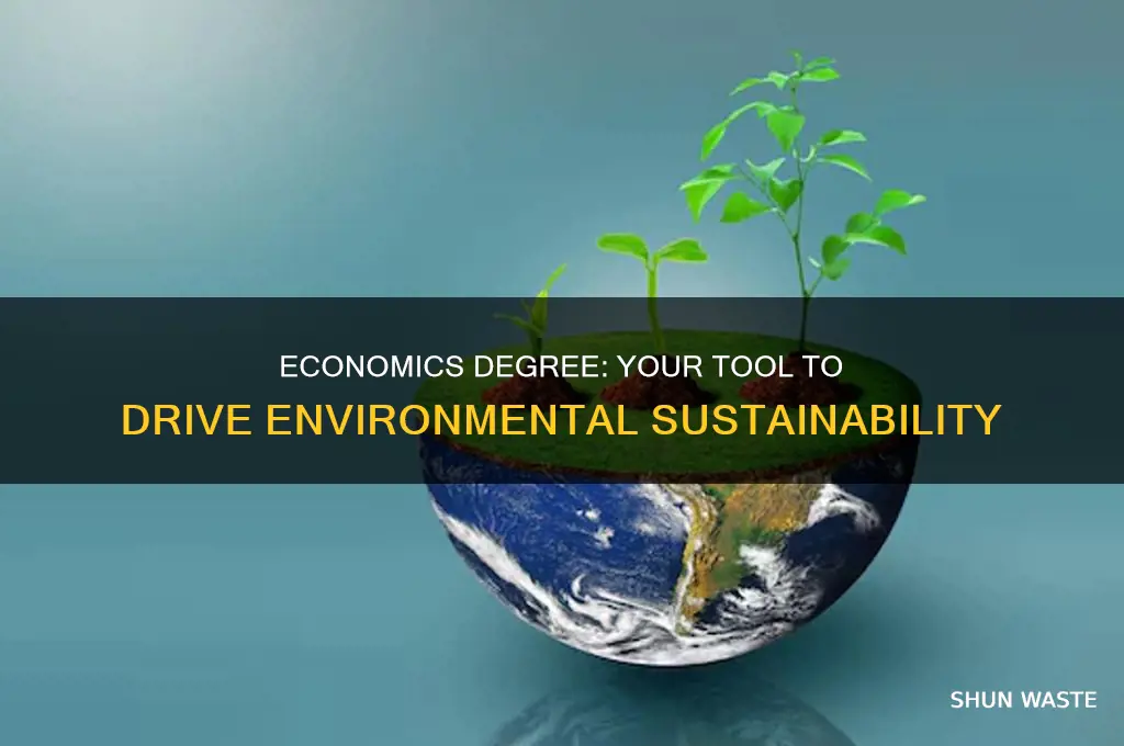 how to help the environment with an economics degree