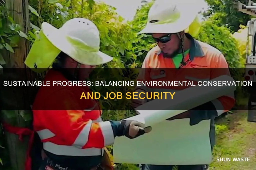 how to help the environment without hurting jobs