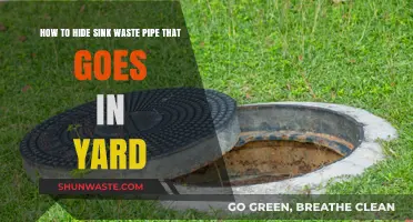 Conceal Yard Sink Waste Pipes: Creative Solutions for a Tidy Outdoor Space