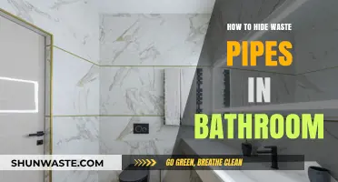 Creative Ways to Conceal Bathroom Waste Pipes for a Sleek Look