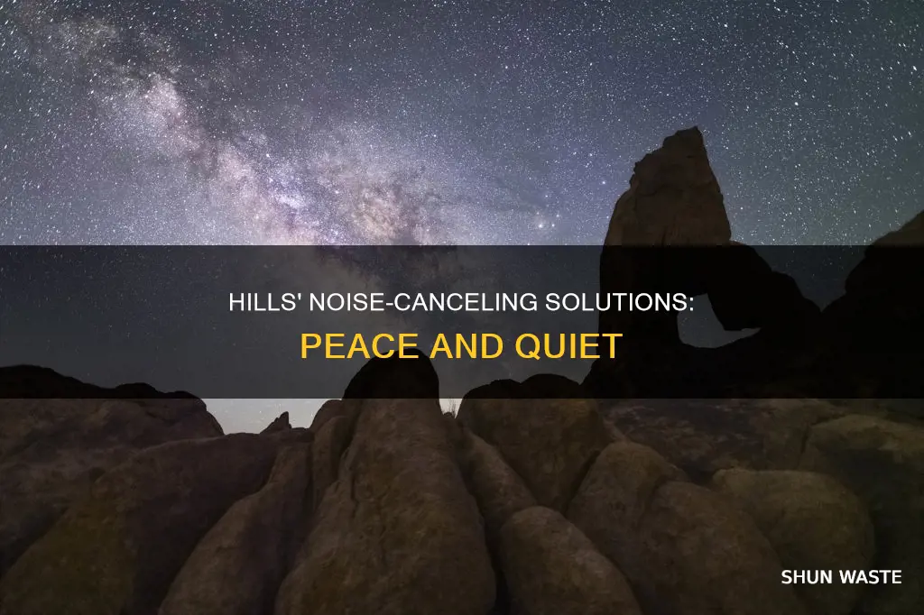 how to hills cancel noise pollution