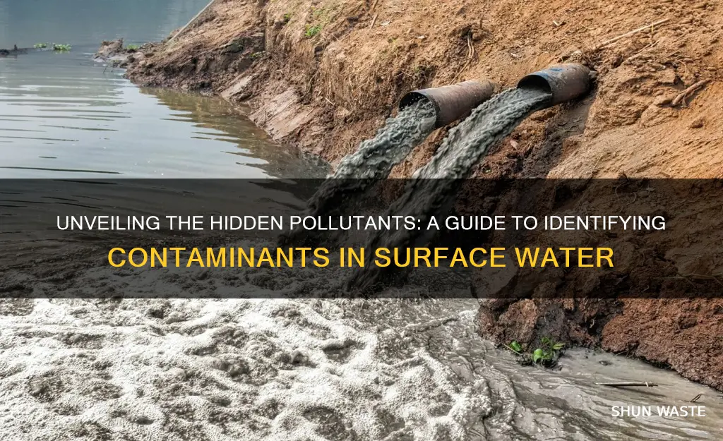 how to identify sources of pollution in surface water