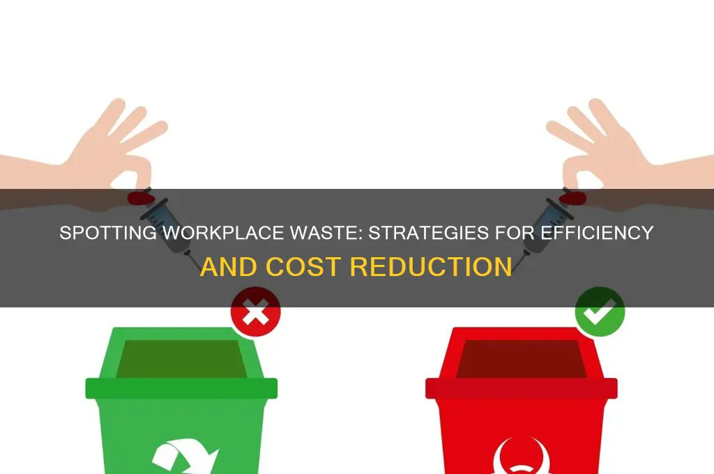 how to identify waste in the workplace