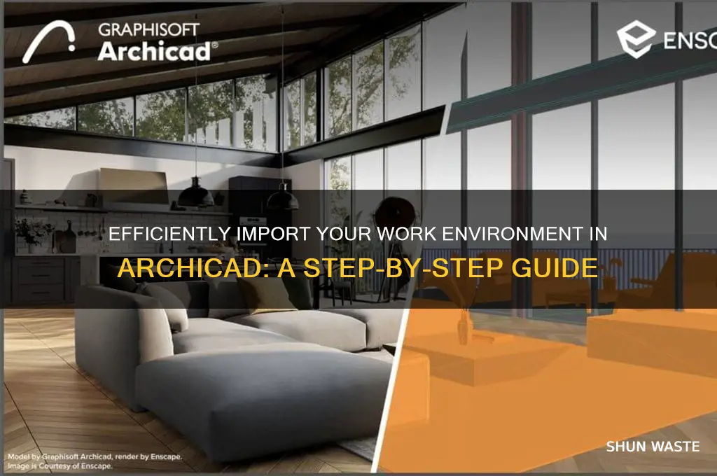 how to imports your work environment in archicad