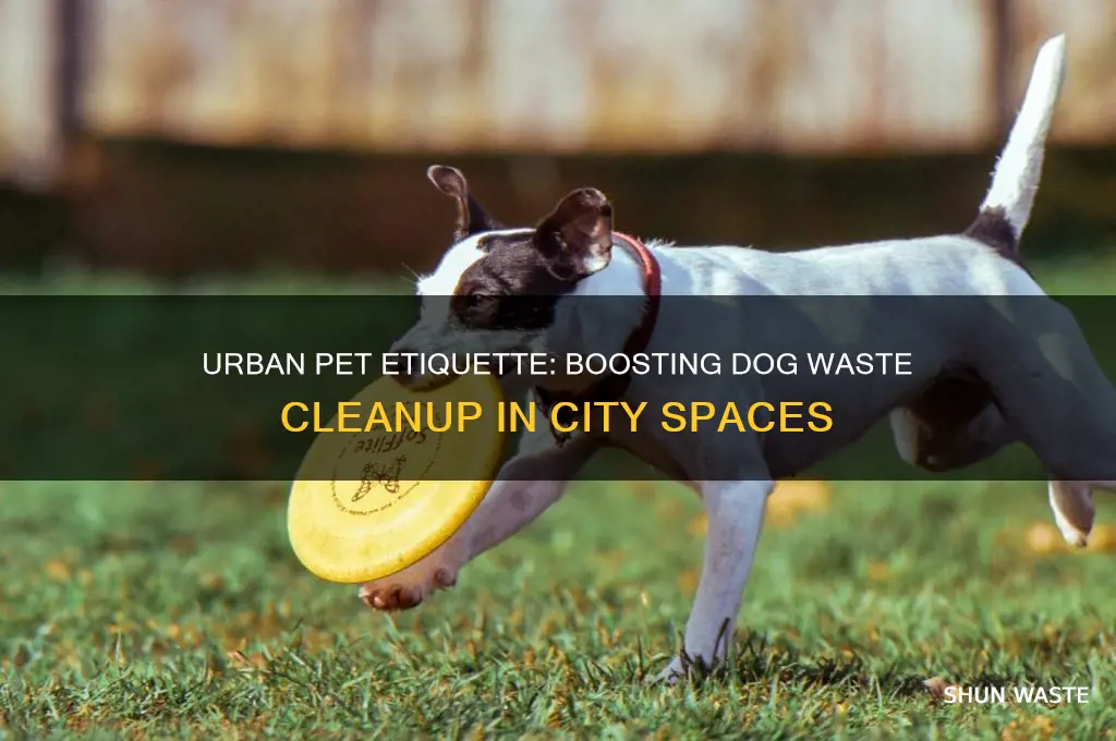 how to increase dog waste poop picking up urban