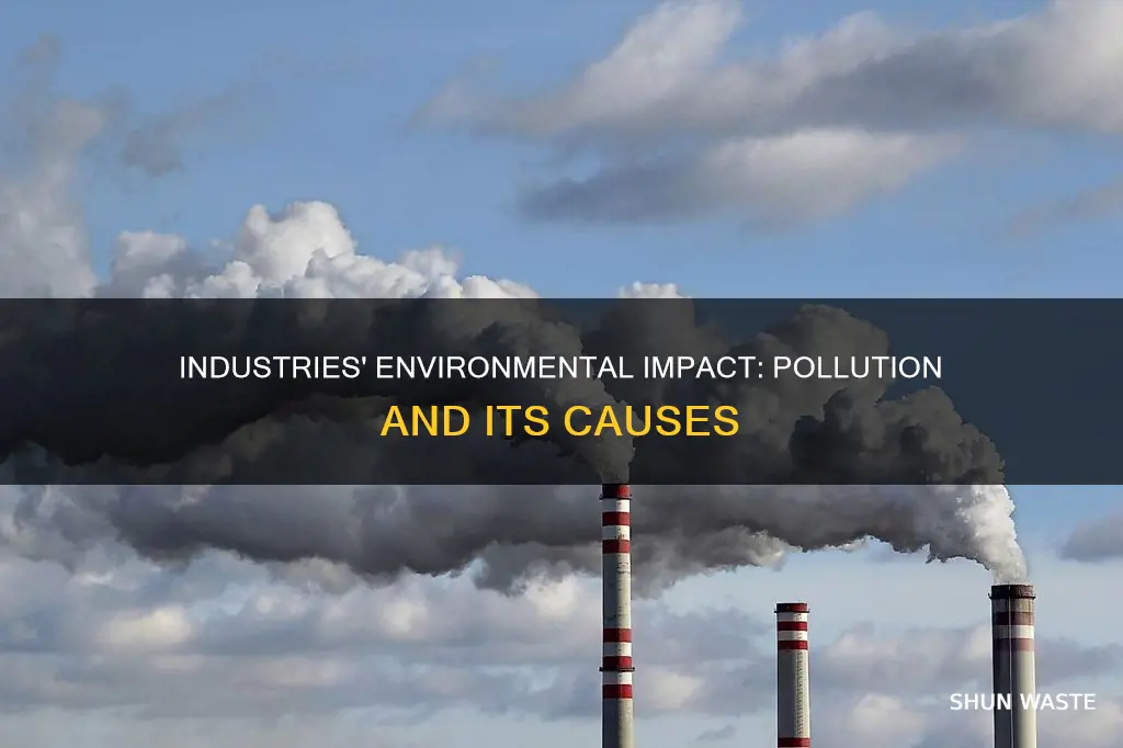 how to industries pollute the environment