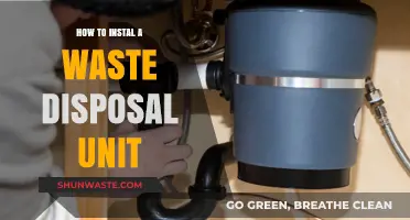 Effortless Kitchen Cleanup: Installing Your Waste Disposal Unit