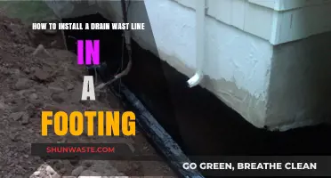 Installing Drain Waste Lines in Footings: A Step-by-Step Guide
