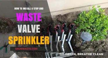 Easy Guide to Installing a Stop and Waste Valve Sprinkler