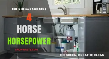 Easy Waste King 3/4 HP Garbage Disposal Installation Guide