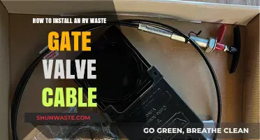 Easy RV Waste Gate Valve Cable Installation Guide for Beginners