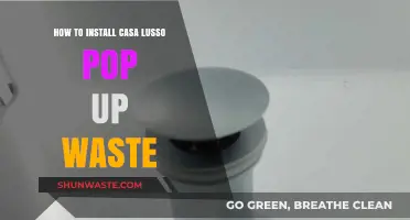 Easy Guide to Installing Casa Lusso Pop Up Waste in Your Sink