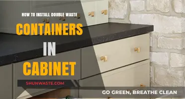 Easy Guide to Installing Double Waste Containers in Your Cabinet