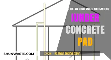 Installing Drain Waste Vent Systems Under Concrete Pads: A Step-by-Step Guide