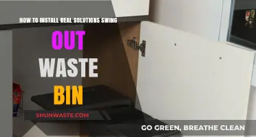 Easy Steps to Install Your Real Solutions Swing Out Waste Bin