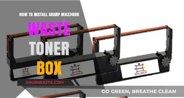 Easy Guide: Installing Sharp MX230HB Waste Toner Box Step-by-Step