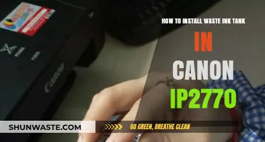 Easy Guide to Installing Waste Ink Tank in Canon IP2770 Printer