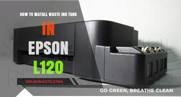 Epson L120 Waste Ink Tank Installation Guide: Step-by-Step Tutorial