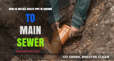 Installing Ground Waste Pipes: A Step-by-Step Guide to Main Sewer Connection