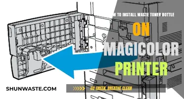 Easy Steps to Install Waste Toner Bottle on Magicolor Printer